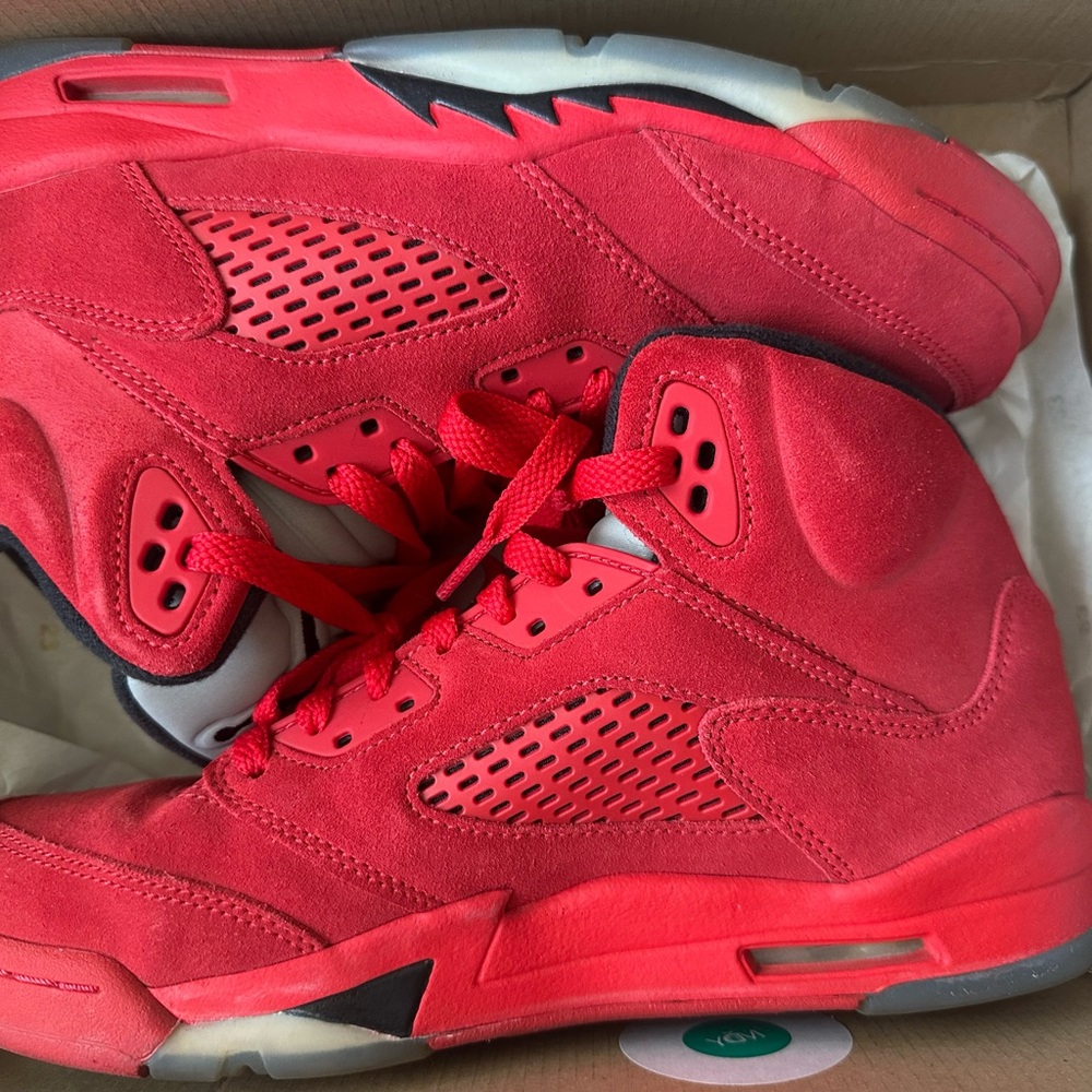 Jordan Black and Red Sneakers